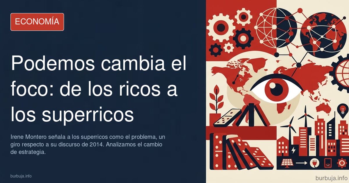 CAMBIOS: PODEMOS ya no va contra los ricos, ahora va conta los superricos.