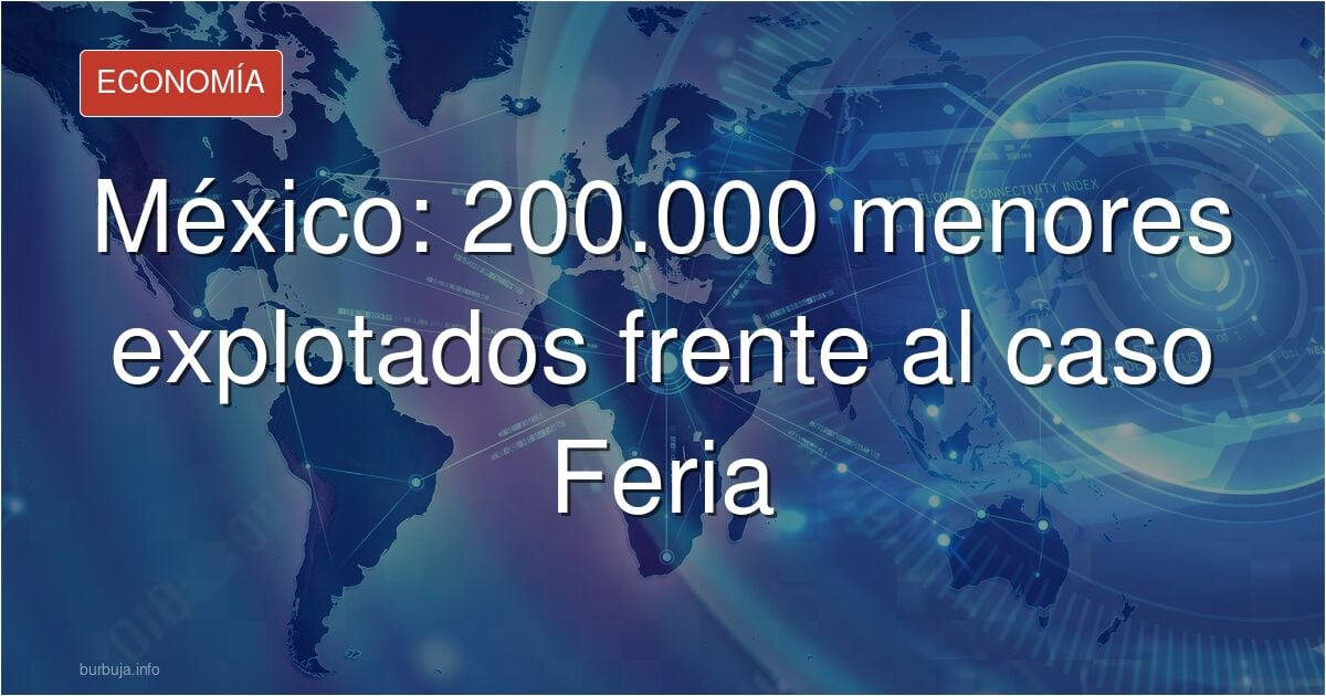 Ilustración de datos sobre explotación sexual infantil en México y España