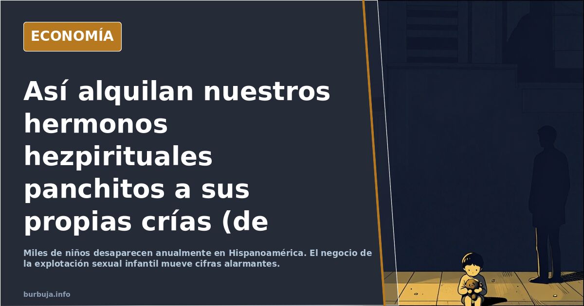 Investigan la explotación de menores en redes de prostitución
