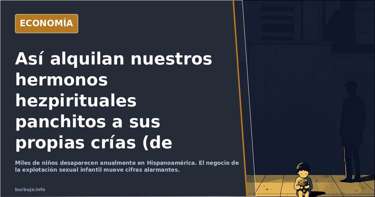Investigan la explotación de menores en redes de prostitución