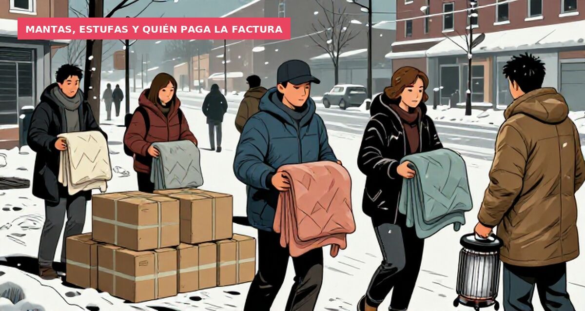 Mantas, estufas y quién paga la factura