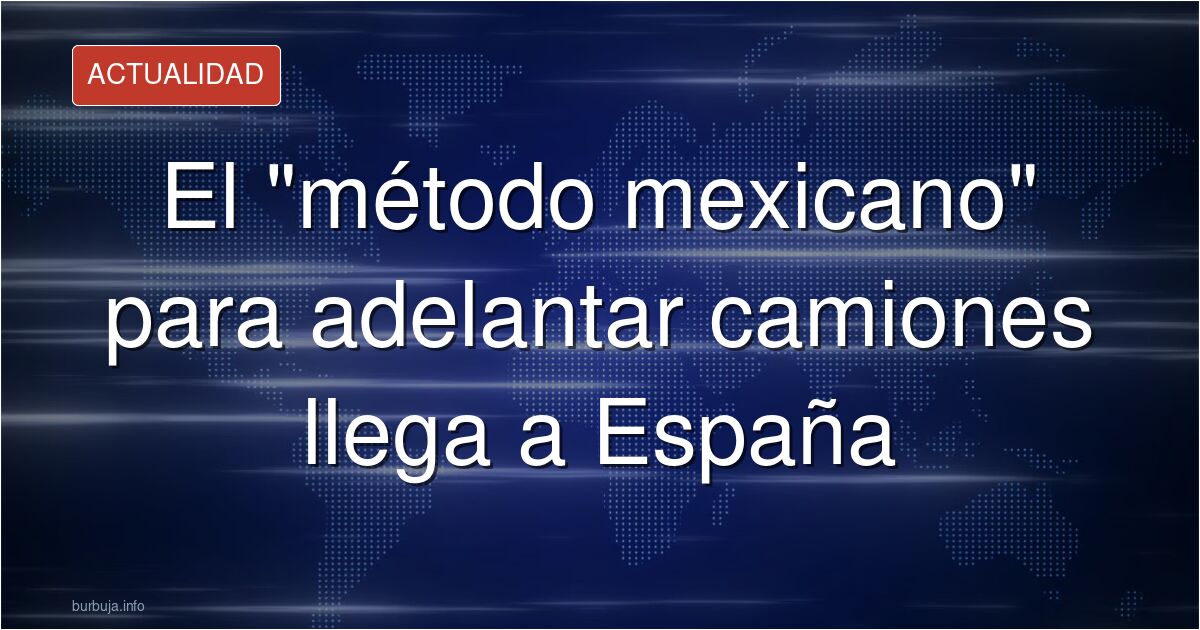 EL método mexicano llega a España