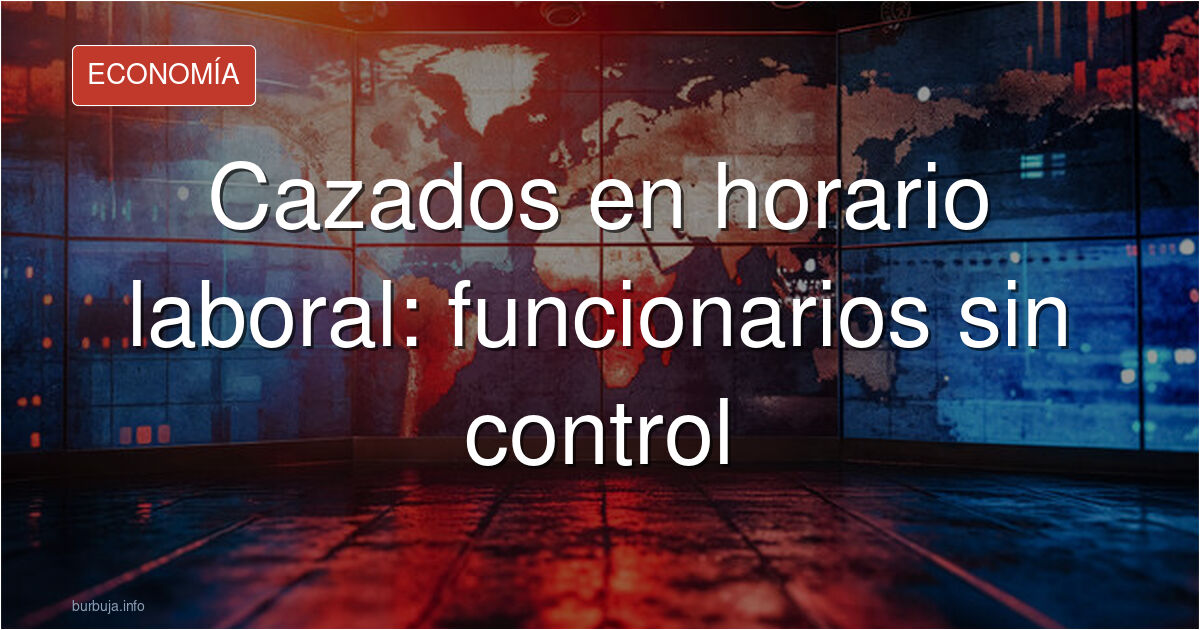 Empleado público pasando varias tarjetas por un lector de control horario en una oficina