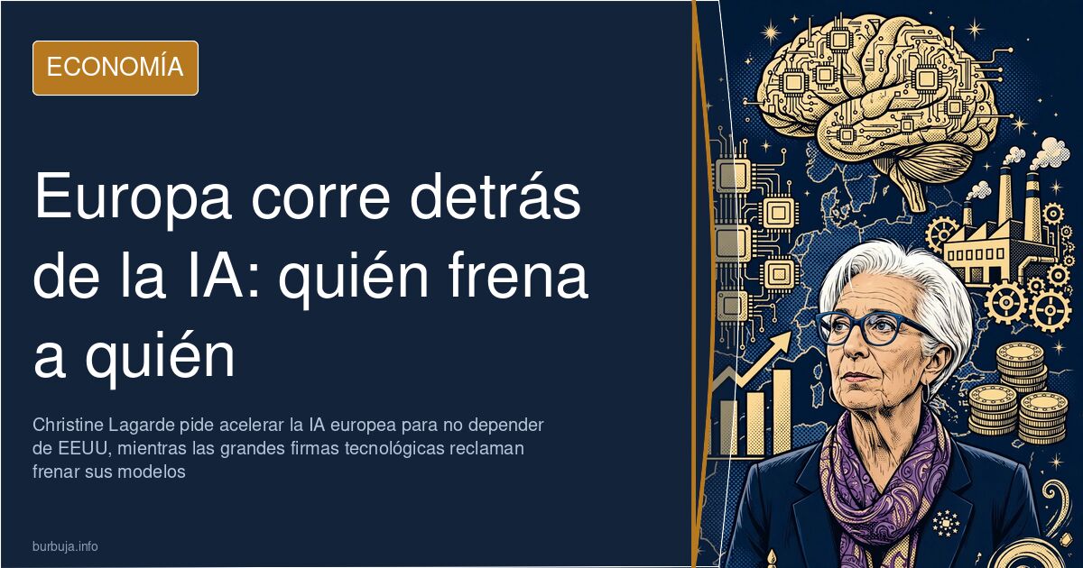 Sede del Banco Central Europeo, institución que aboga por acelerar el desarrollo de la inteligencia artificial europea