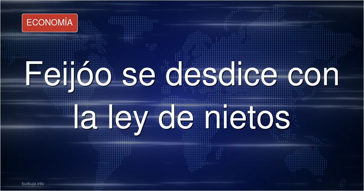 Alberto Núñez Feijóo, líder del PP, en una comparecencia ante los medios sobre la ley de nietos y la nacionalidad española