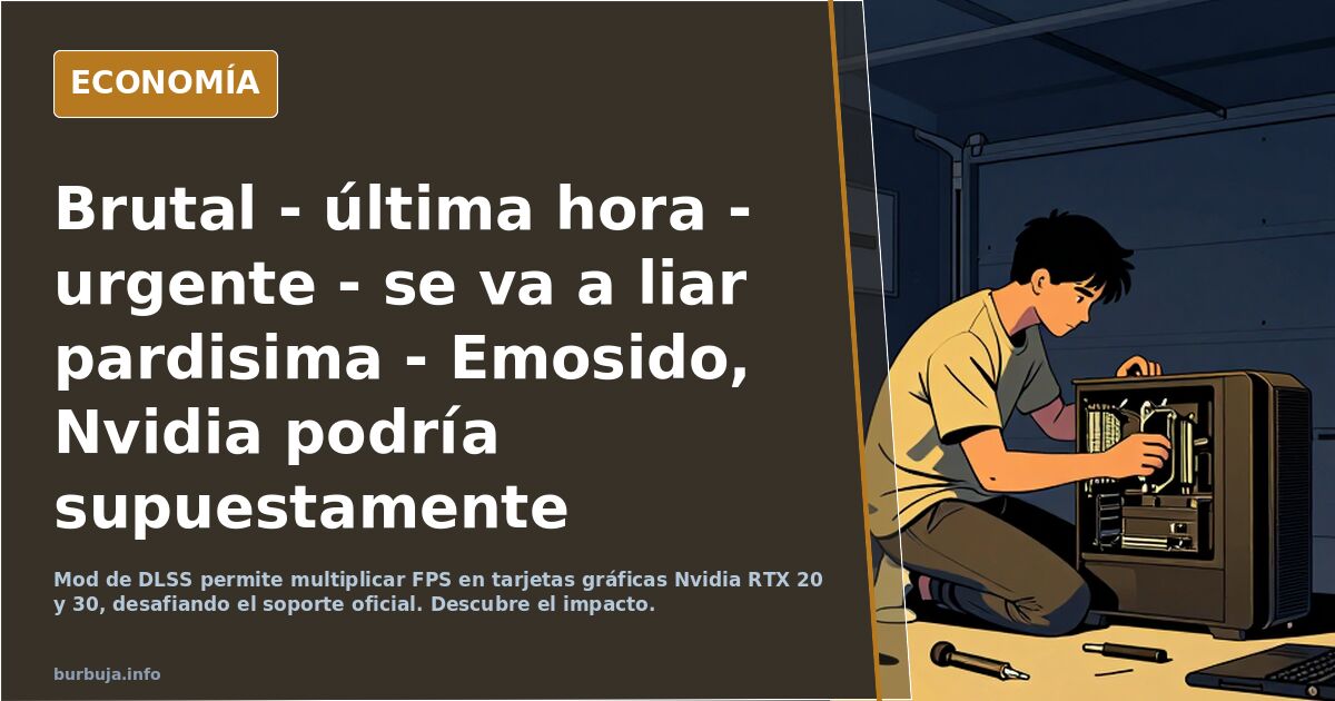 Brutal - última hora - urgente - se va a liar pardisima - Emosido, Nvidia podría supuestamente haber bloqueado FPS adrede en las rtx 20 y 30