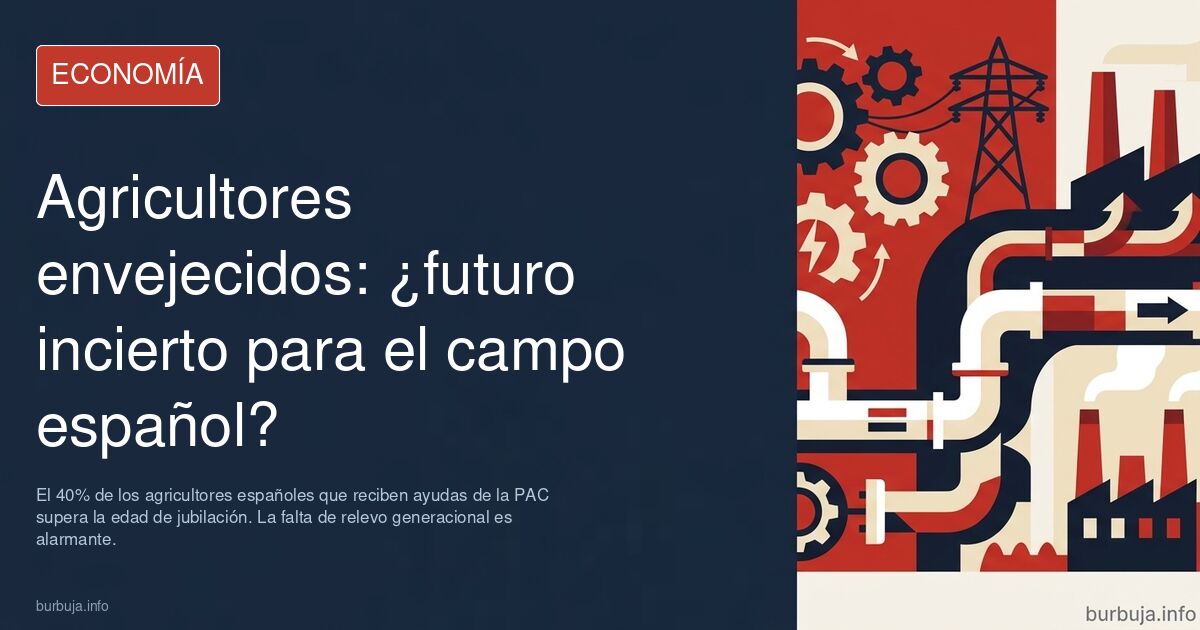 España va a pasar hambre!: "El 40% de los agricultores que cobran la PAC supera la edad de jubilación.. y  menores de 40 años no llega ni al 9%!