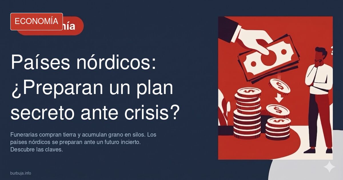 El norte de Europa se prepara para algo desconocido: las funerarias compran tierra, las autoridades acumulan grano en enormes silos.