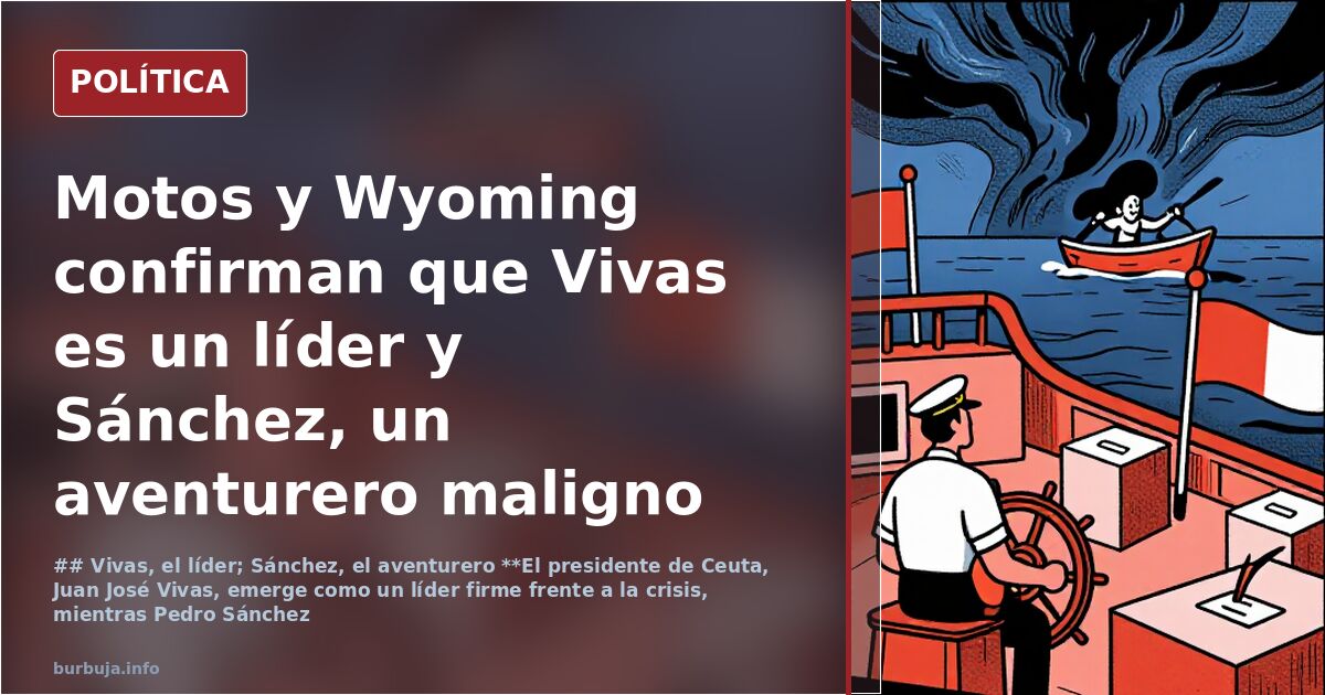 Motos y Wyoming confirman que Vivas es un líder y Sánchez, un aventurero maligno (Fernando Navarro en El Hapañol)