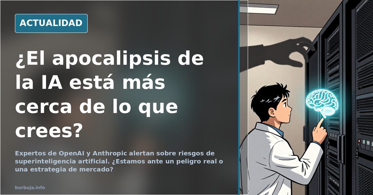¿El apocalipsis de la IA está más cerca de lo que crees?