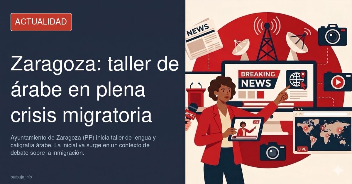 El Ayuntamiento de Zaragoza (PP) lanza un taller para fomentar «la lengua del Corán» y enseñar la «caligrafía árabe» en plena oleada turística de Ceuta