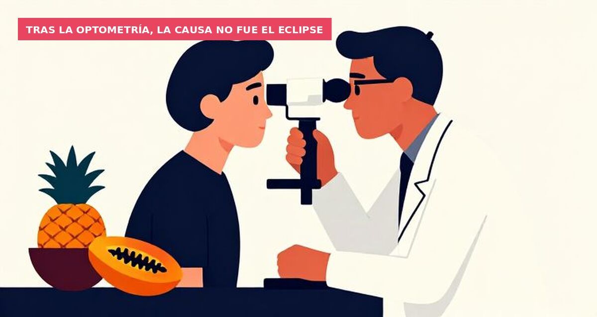 Tras la optometría, la causa no fue el eclipse