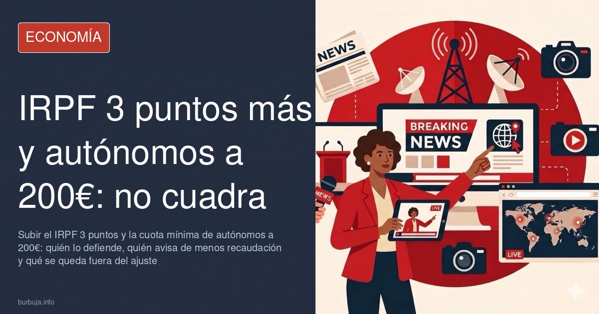 Calculadora, nómina y billetes de euro sobre una mesa, ilustrando la subida del IRPF y de la cuota mínima de autónomos