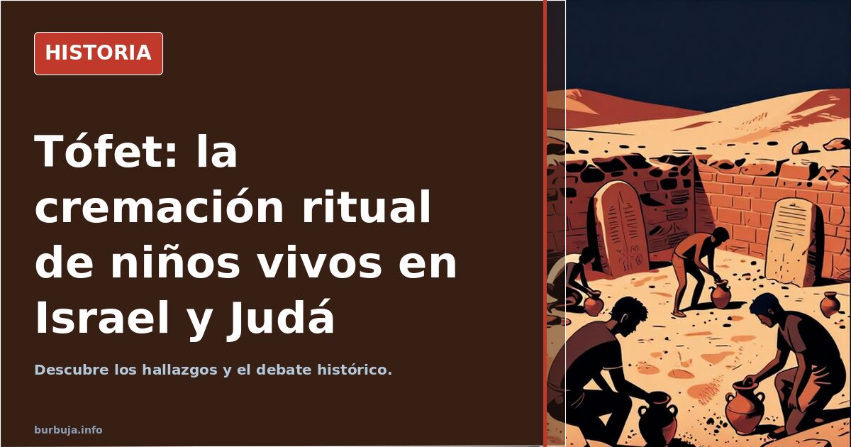 Tófet: la cremación ritual de niños en Israel y Judá