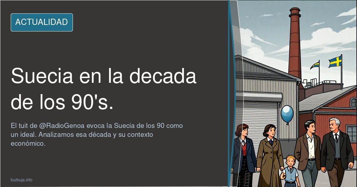 Suecia en la decada de los 90's.