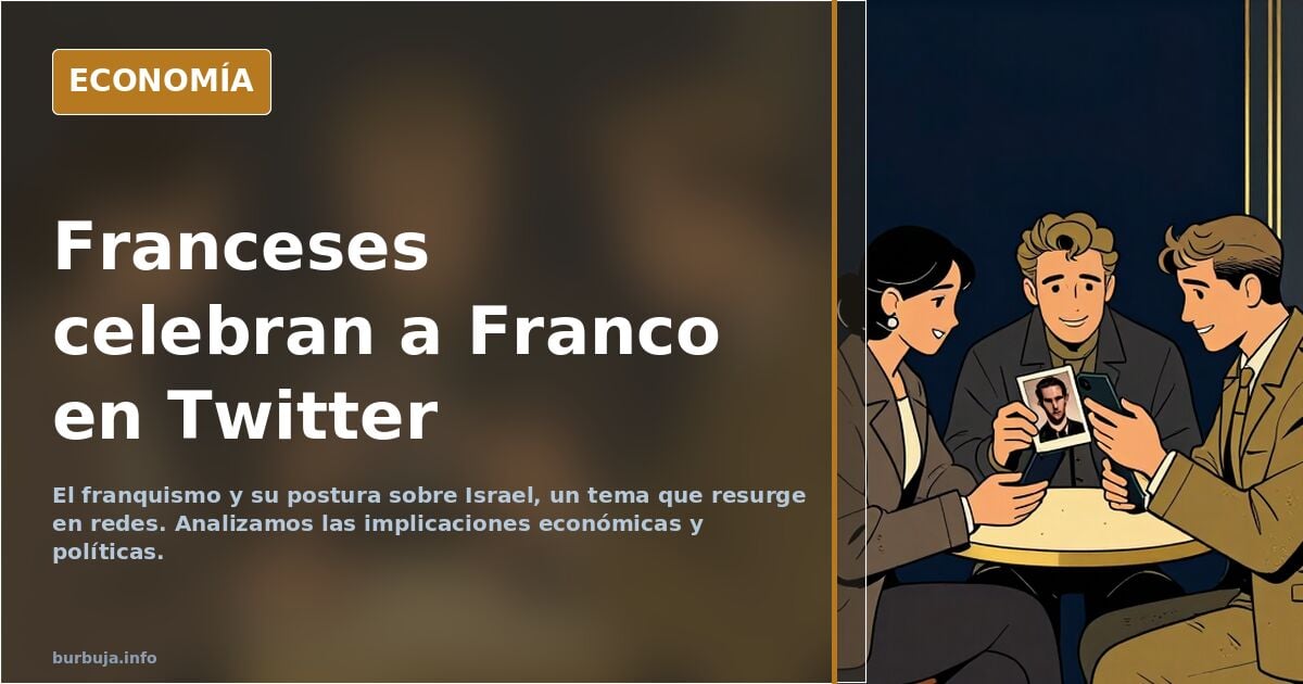 Franceses celebran a Franco en Twitter