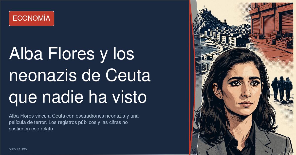 Retrato de la actriz Alba Flores, protagonista de la polémica por sus declaraciones sobre Ceuta