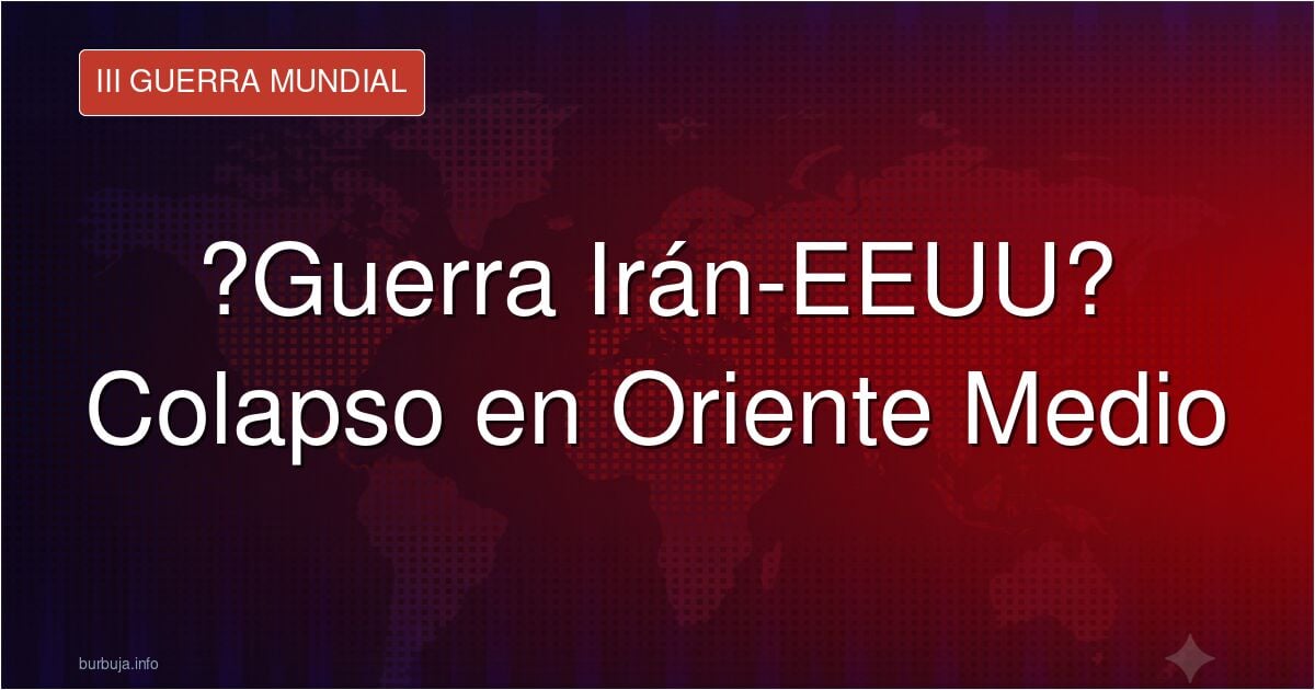 ¿Puede trumpstein en su guerra contra Iran llevar a USA su colapso total en medio oriente?