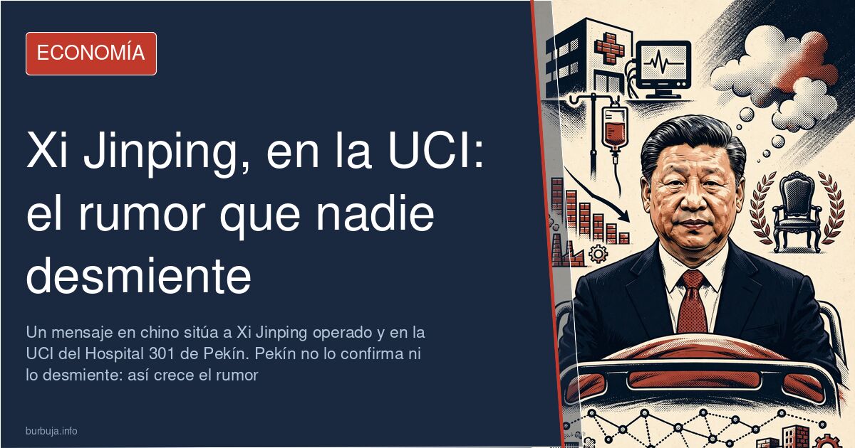 Edificio oficial en Pekín de noche, imagen ilustrativa del rumor sobre Xi Jinping y su estado de salud