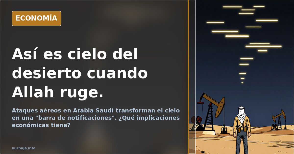 Así es cielo del desierto cuando Allah ruge.