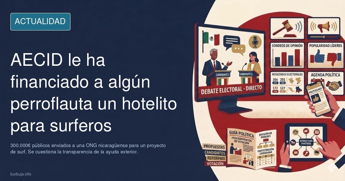AECID le ha financiado a algún podemita un hotelito para surferos