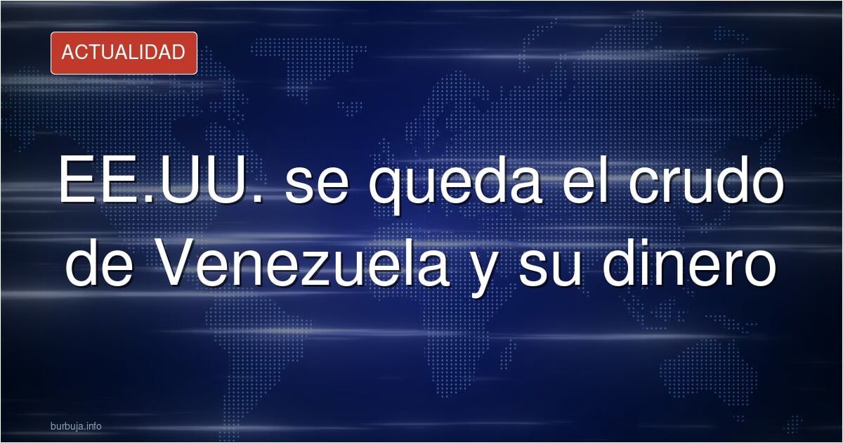 Torres de extracción de petróleo en Venezuela junto a una bandera del país, en el contexto del control estadounidense del cru