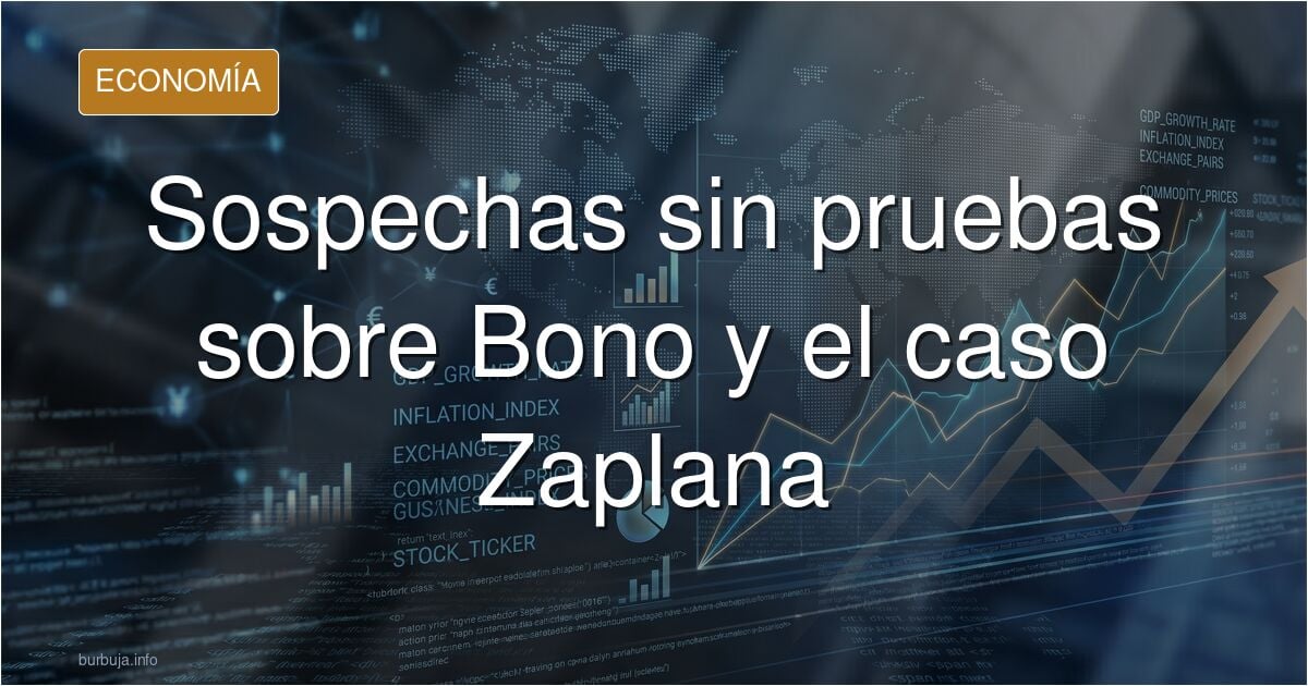Escena editorial sobre sospechas de intermediación: silueta con maletín, grúas de obra pública y edificio oficial al fondo