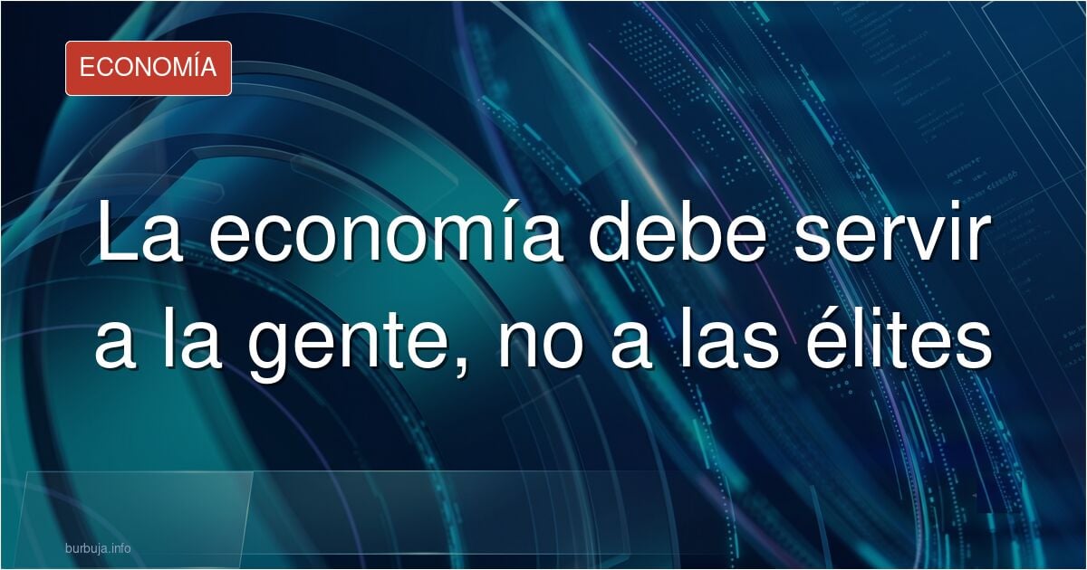 La ECONOMIA tiene que servir para beneficiaros A VOSOTROS y no a los hebreoS