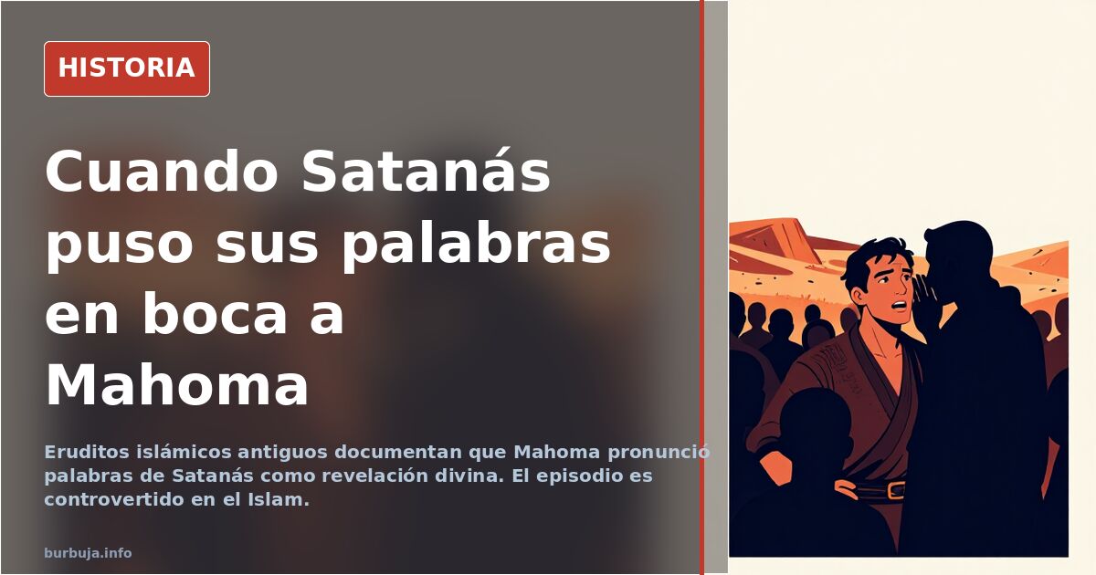 Cuando Satanás puso sus palabras en boca a Mahoma