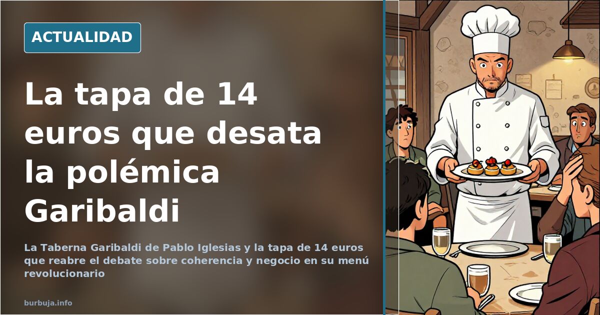 Taberna Garibaldi: The 14-Euro Tapas That Ignite Debate