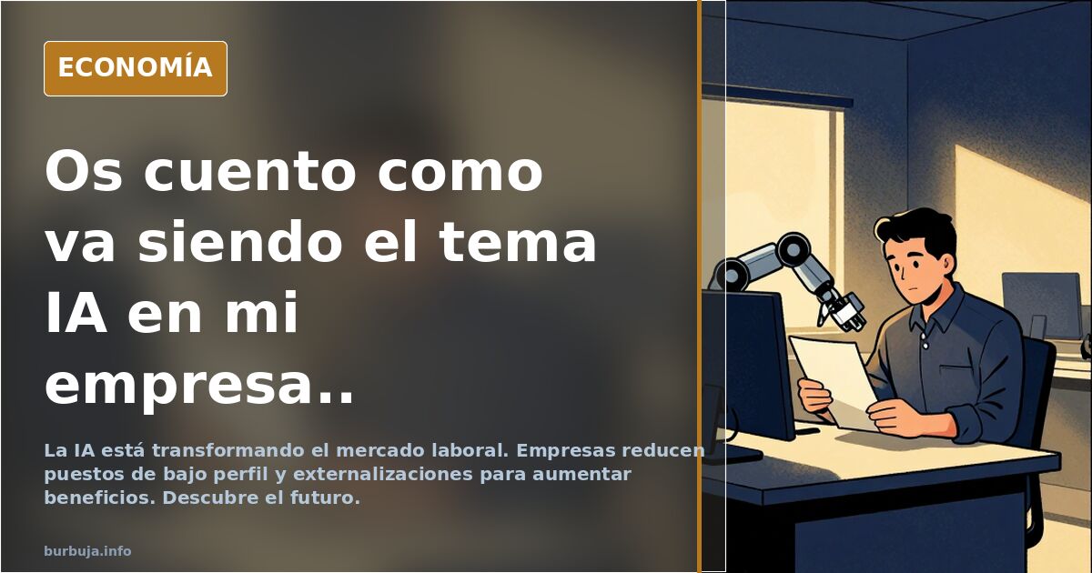 Os cuento como va siendo el tema IA en mi empresa..