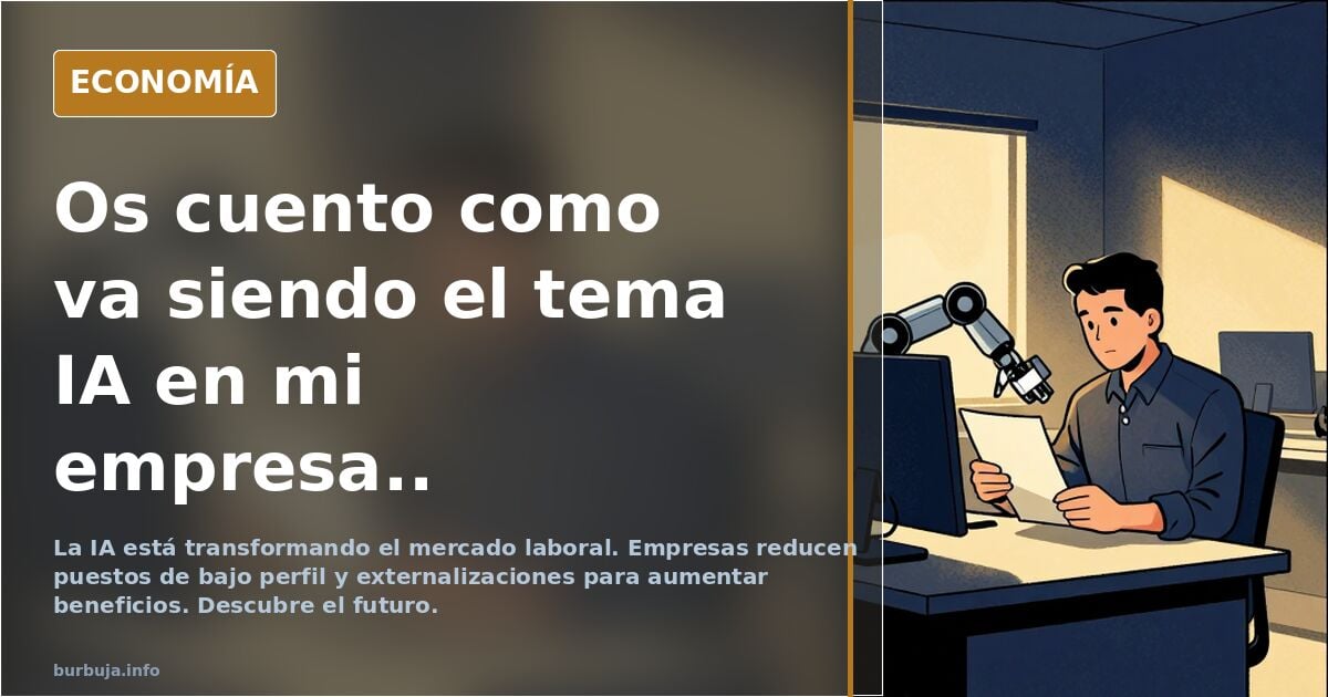 Os cuento como va siendo el tema IA en mi empresa..
