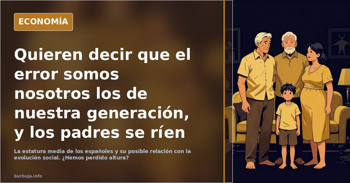Quieren decir que el error somos nosotros los de nuestra generación,  y los padres se ríen  y como los peces "vuelven a beber"