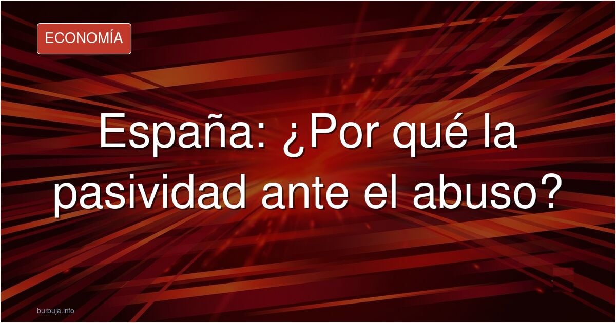 ¿Por que los españoles llevan UN ESCLAVO DENTRO?
