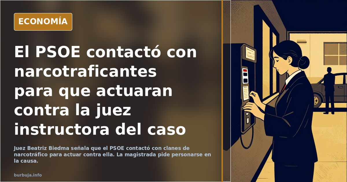 El PSOE contactó con narcotraficantes para que actuaran contra la juez instructora del caso del hermanísimo.