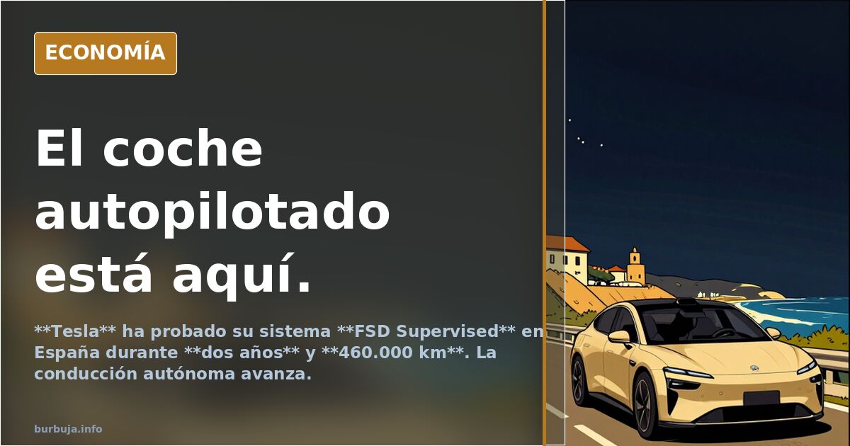 El coche autopilotado está aquí.