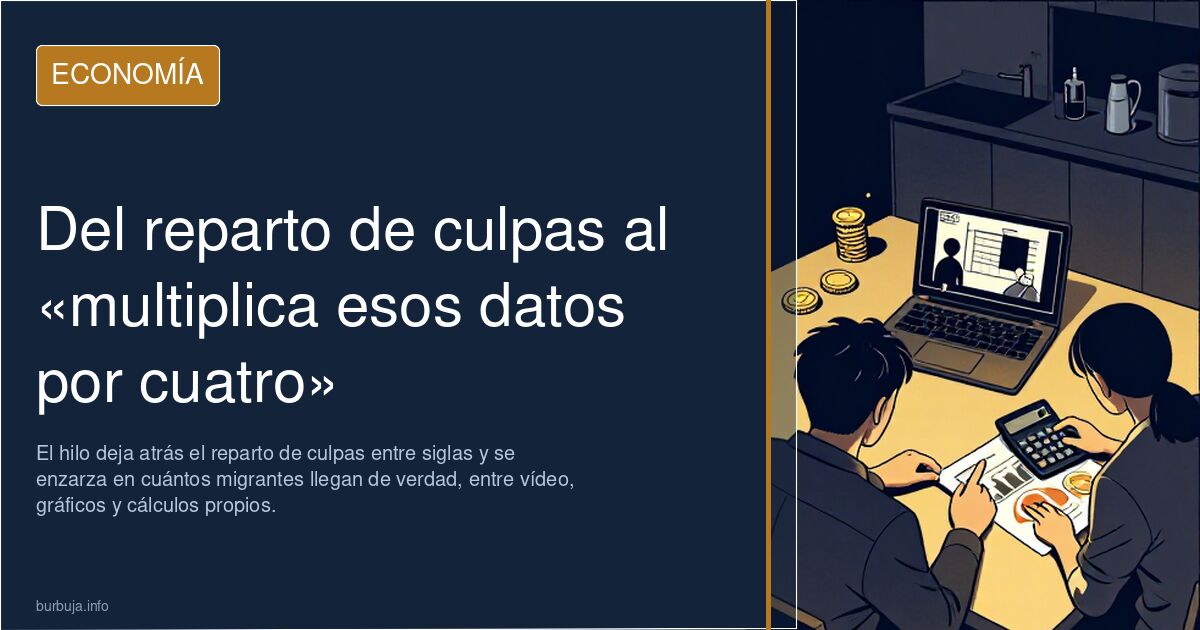 Del reparto de culpas al «multiplica esos datos por cuatro»