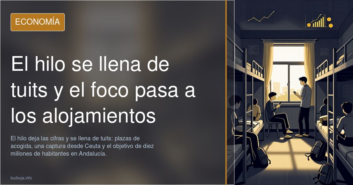 El hilo se llena de tuits y el foco pasa a los alojamientos