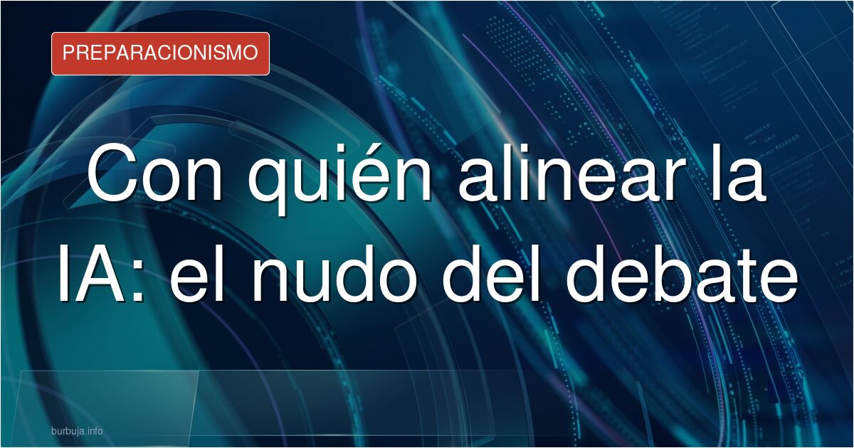 Red neuronal abstracta que ilustra el problema del alineamiento de la inteligencia artificial y la superinteligencia