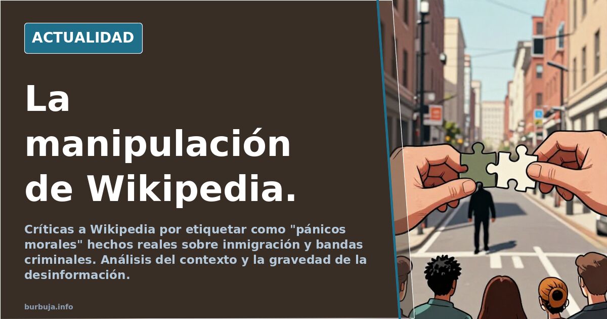 La manipulación de Wikipedia.