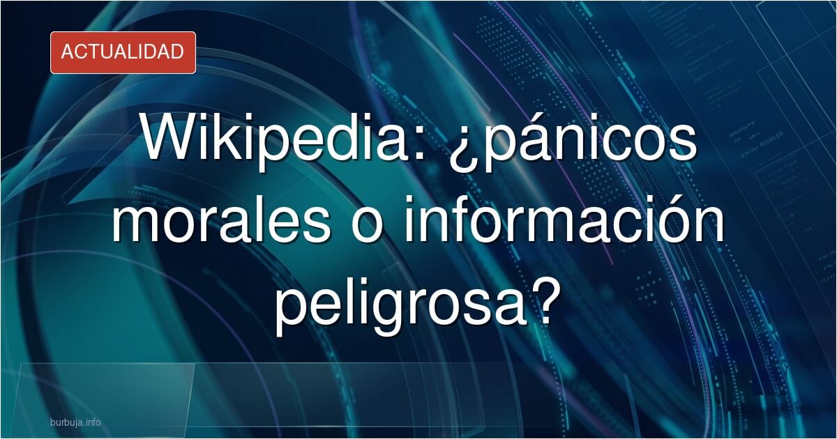 La manipulación de Wikipedia.