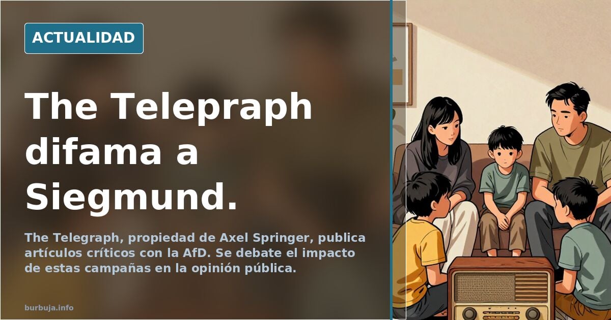 The Telepraph difama a Siegmund.