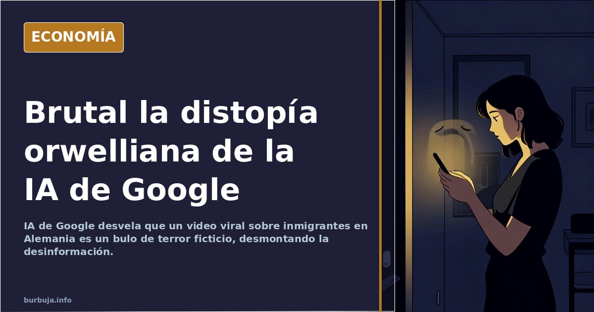 Brutal la distopía orwelliana de la IA de Google