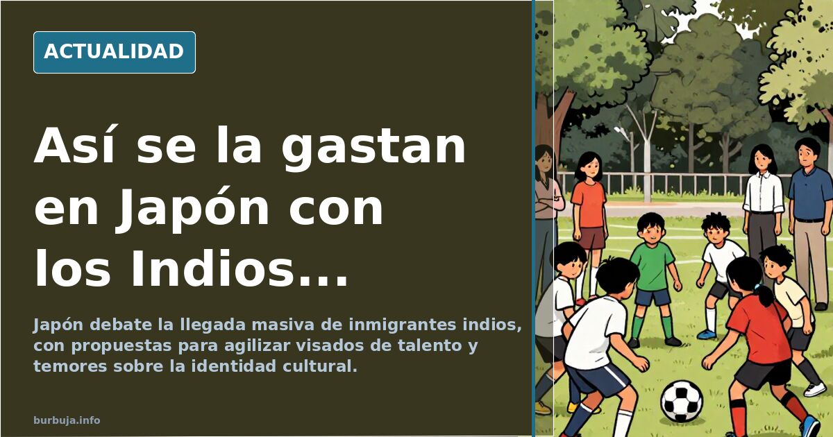 Así se la gastan en Japón con los Indios...