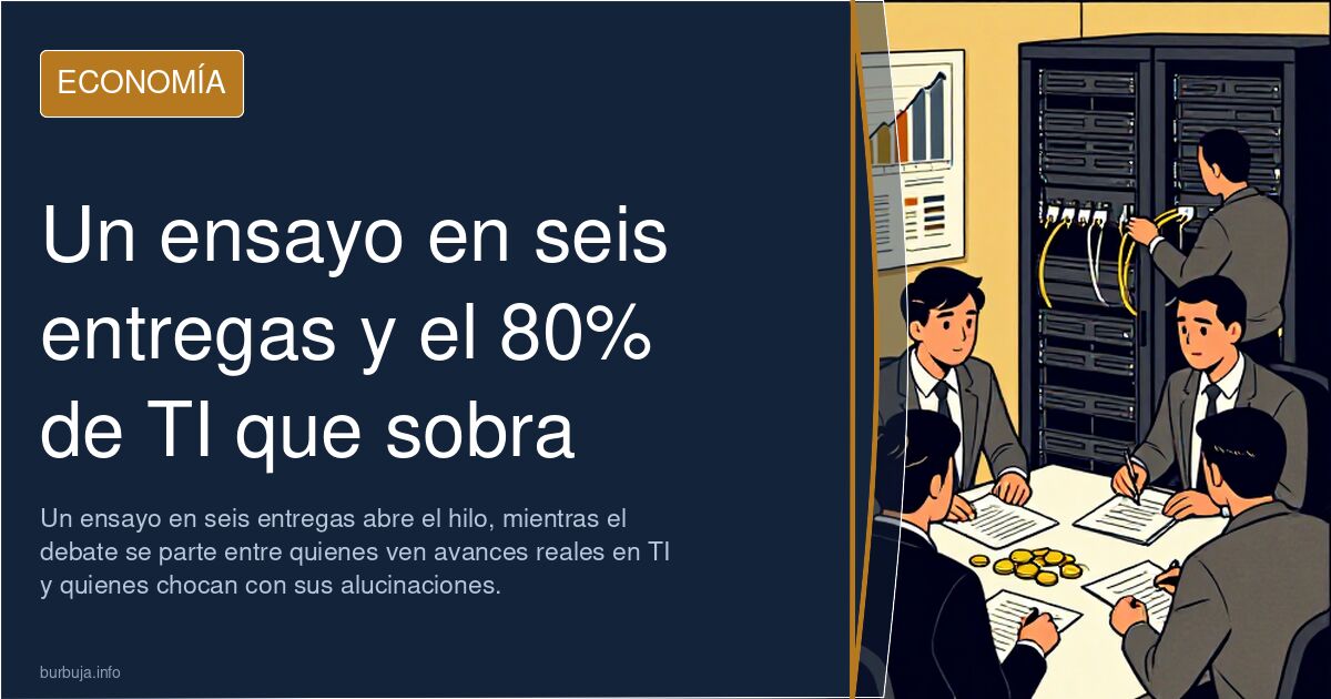 La gran aceleración: tecnología, IA y sociedad