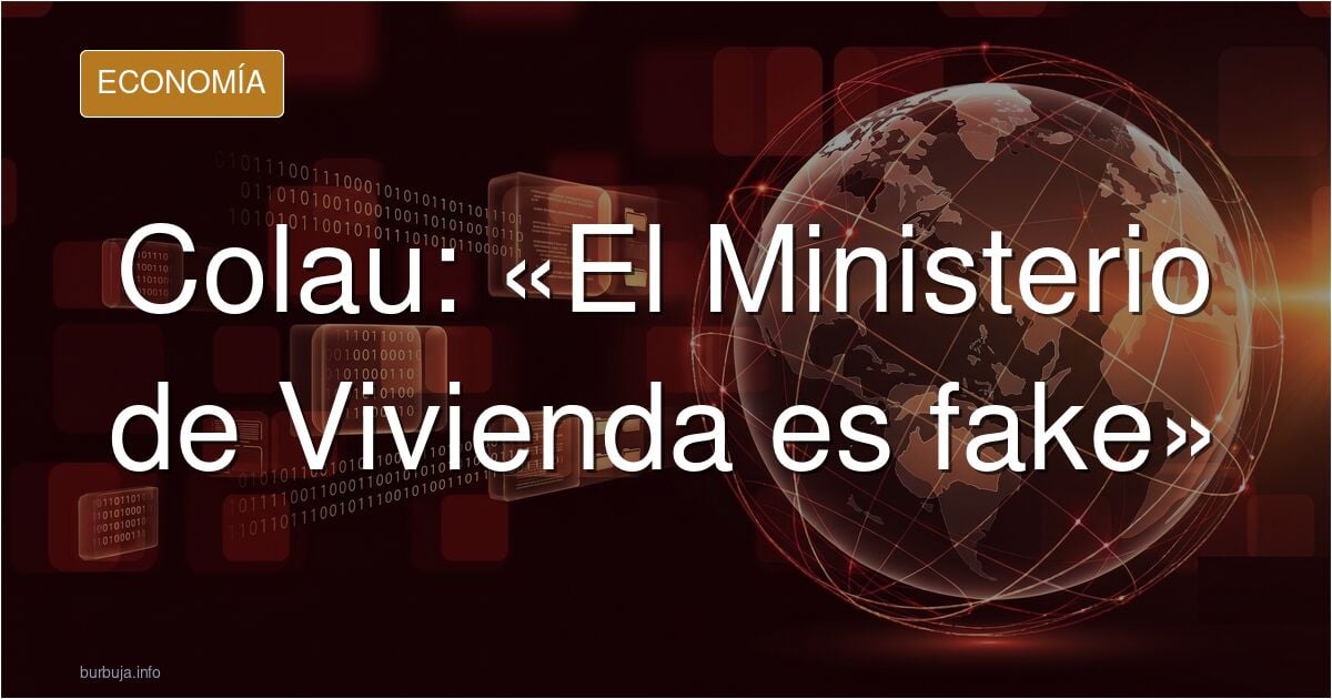 Gráficos de precios de la vivienda y monedas sobre fondo azul marino en una ilustración editorial sobre la propuesta de Ada C