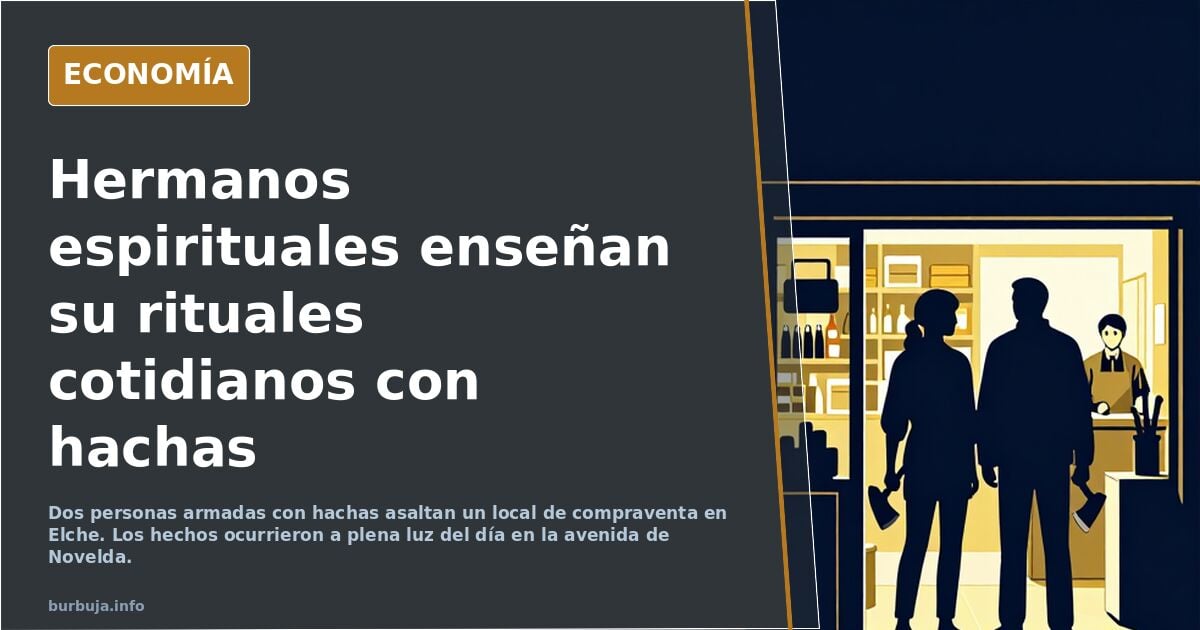 Hermanos espirituales enseñan su rituales cotidianos con hachas