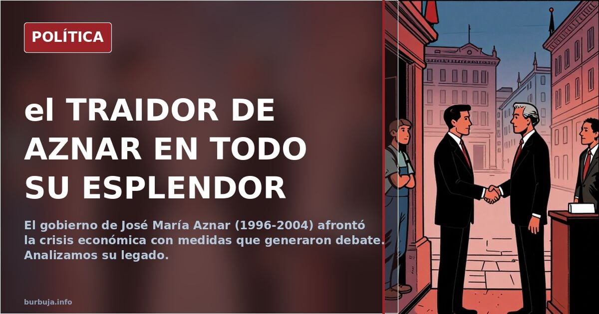 Aznar contra Vox por el trabajo que falta en España