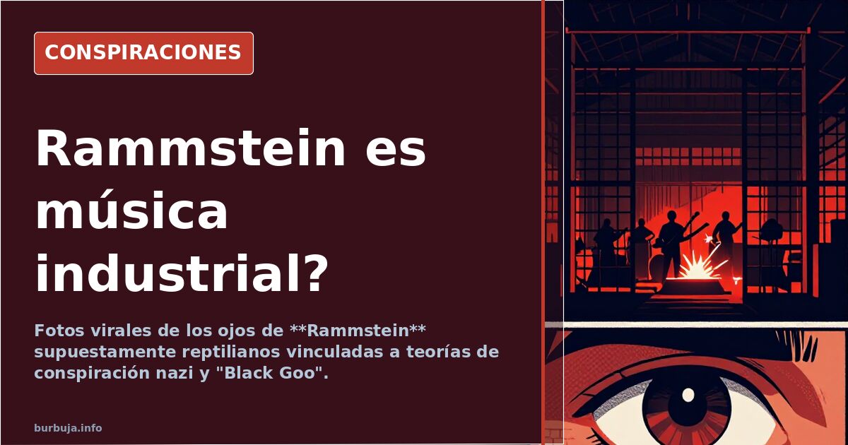 Rammstein es música industrial?