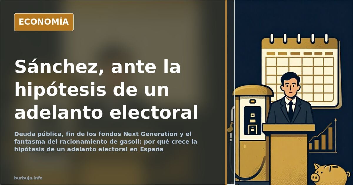 Debt and Diesel: The Hypothesis of Early Elections